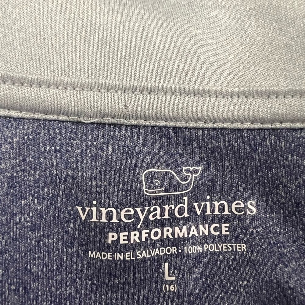 Boys Vineyard Vines Performance 1/4 zip pullover size L 16 - Picture 5 of 9